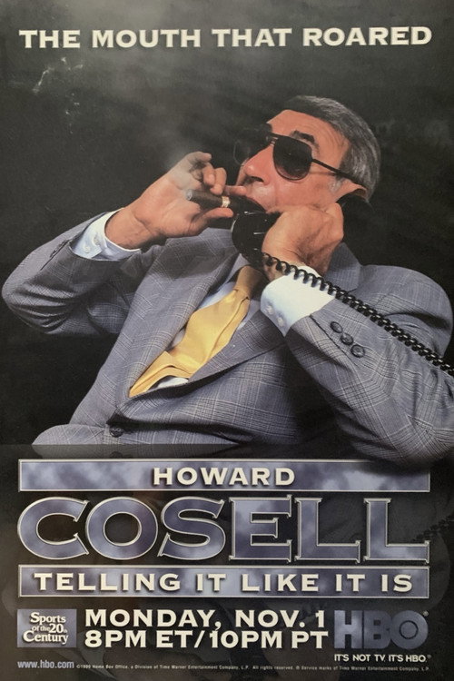 Movie poster for Howard Cosell: Telling It Like It Is (1999)
