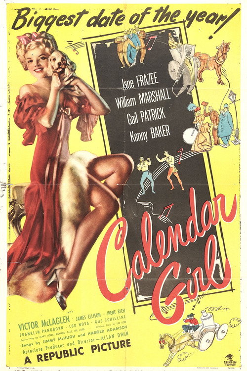 Movie poster for Calendar Girl (1947)