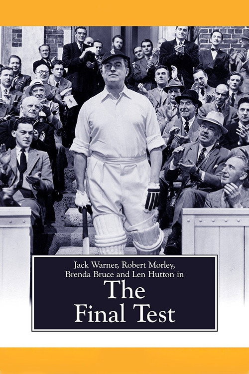 Movie poster for The Final Test (1953)