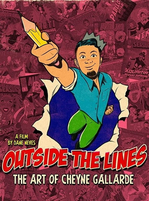 Movie poster for Outside the Lines: The Art of Cheyne Gallarde (2019)