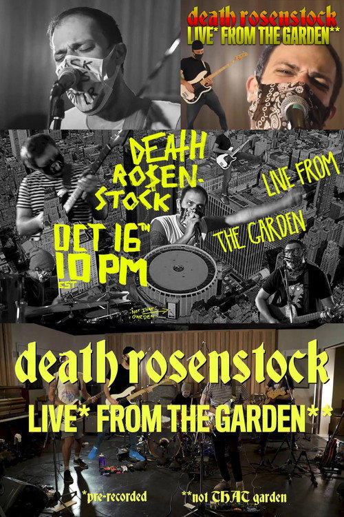 Movie poster for Jeff Rosenstock: LIVE* FROM THE GARDEN** (2020)