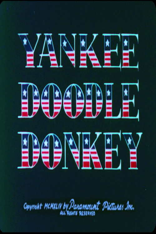 Movie poster for Yankee Doodle Donkey (1944)
