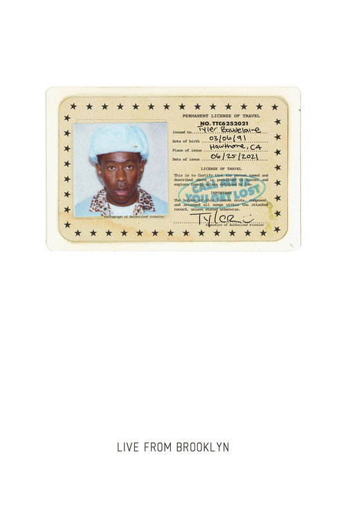 Movie poster for Tyler, The Creator - Call Me If You Get Lost (Live from Brooklyn) (2021)