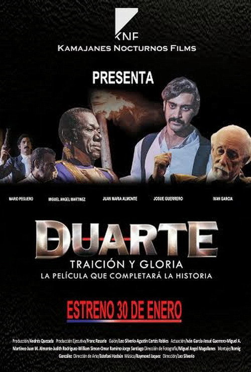 Movie poster for Duarte, Traición y Gloria (2014)