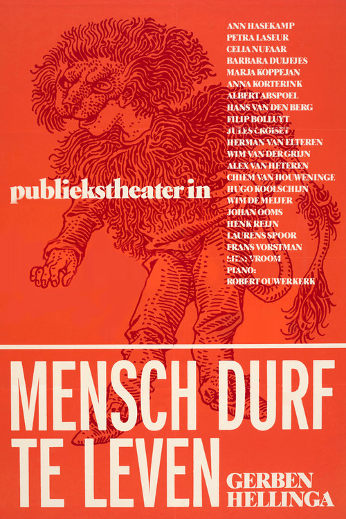 Movie poster for Mensch Durf Te Leven (1980)