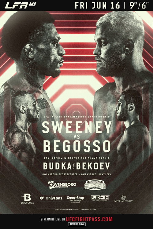 Movie poster for LFA 160: Sweeney vs. Begosso (2023)