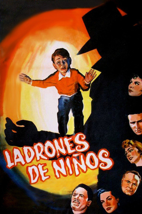 Movie poster for Ladrones de niños (1958)