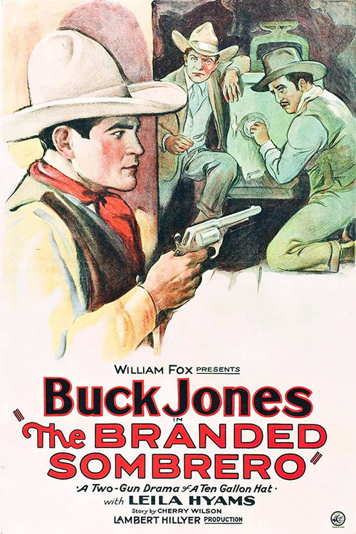 Movie poster for The Branded Sombrero (1928)