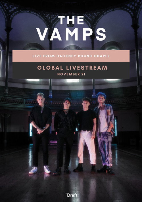 Movie poster for The Vamps: Live from Hackney Round Chapel (2020)