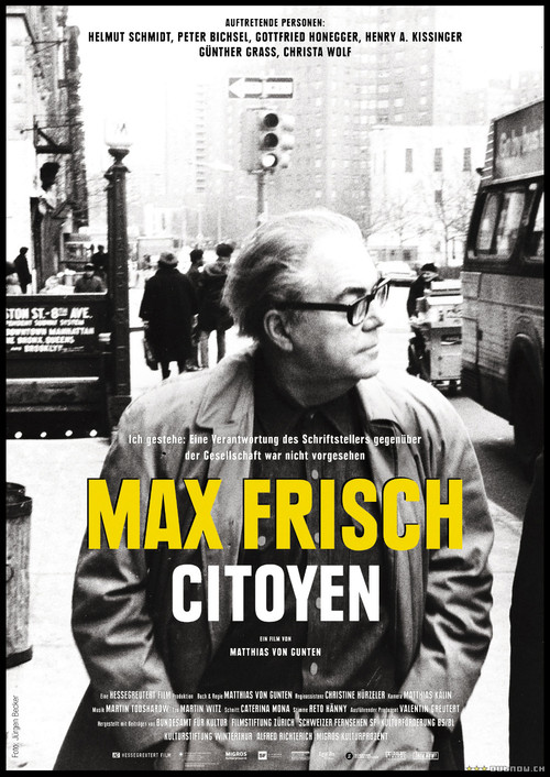 Movie poster for Max Frisch, Citoyen (2008)