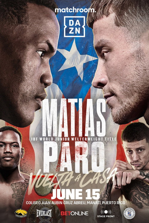 Movie poster for Subriel Matias vs. Liam Paro (2024)
