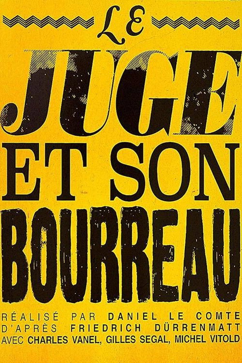 Movie poster for Le Juge et son bourreau (1974)