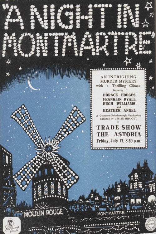 Movie poster for A Night in Montmartre (1931)
