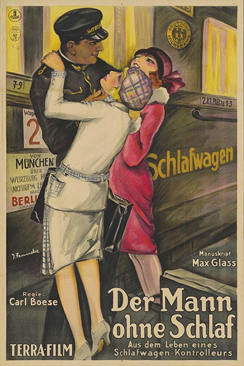 Movie poster for Der Mann ohne Schlaf (1926)