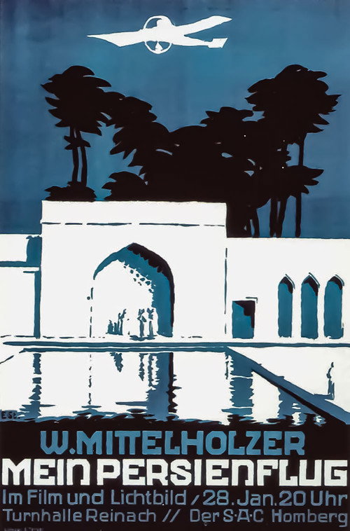 Movie poster for My Flight to Persia (1925)