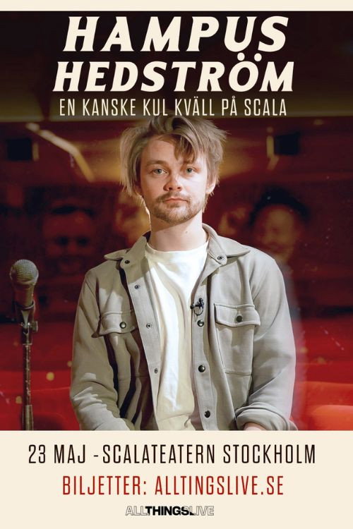 Movie poster for Hampus Hedström – En kanske kul kväll på Scala (2025)