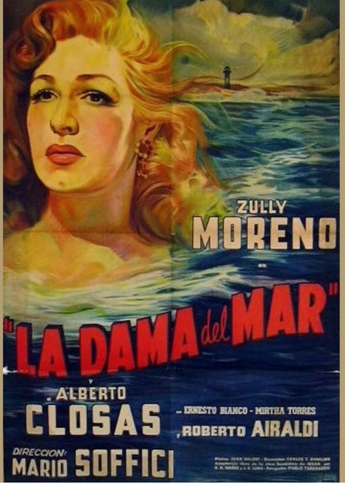 Movie poster for La dama del mar (1954)