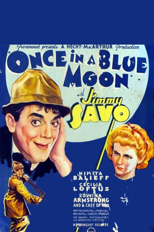 Movie poster for Once in a Blue Moon (1935)