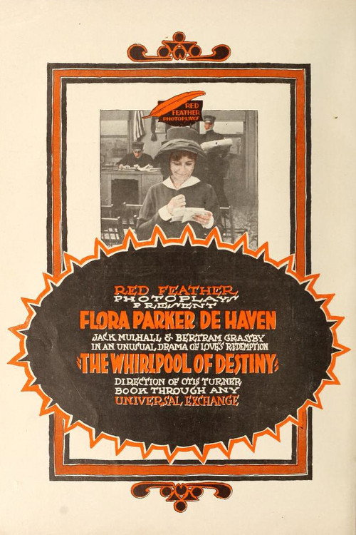 Movie poster for The Whirlpool of Destiny (1916)