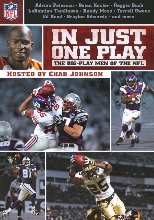 Movie poster for In Just One Play: The Big-Play Men of the NFL (2008)