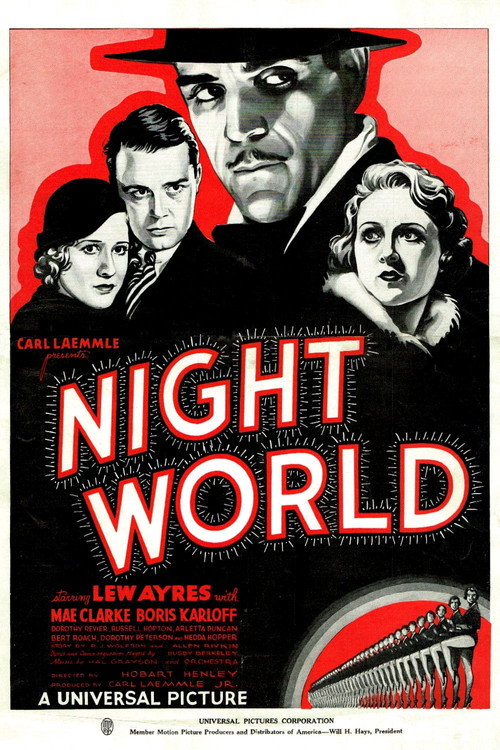 Movie poster for Night World (1932)