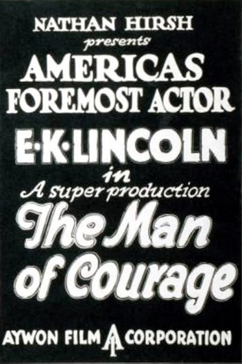 Movie poster for The Man of Courage (1922)