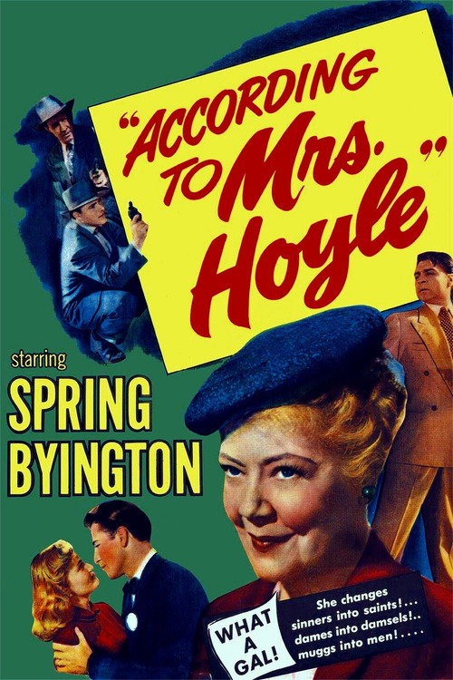 Movie poster for According to Mrs. Hoyle (1951)