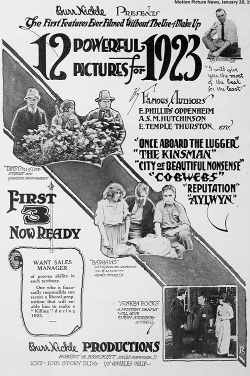 Movie poster for The City of Beautiful Nonsense (1919)