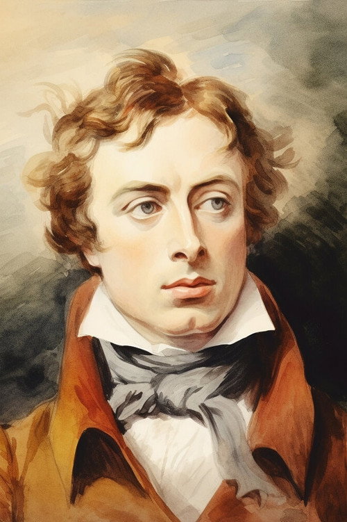 Photo of John Keats, Writing