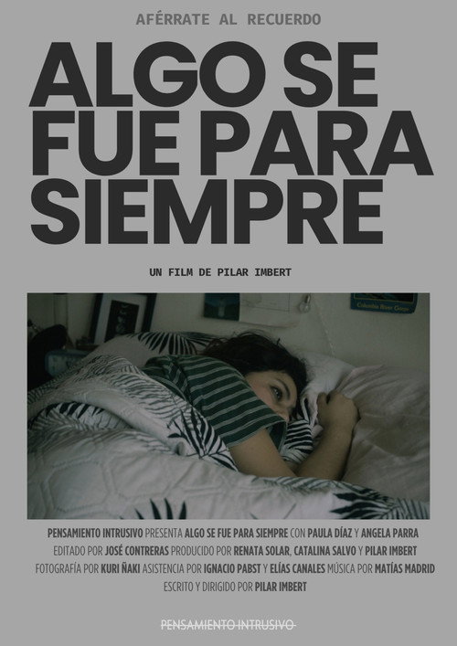 Movie poster for Algo se fue para siempre (2023)