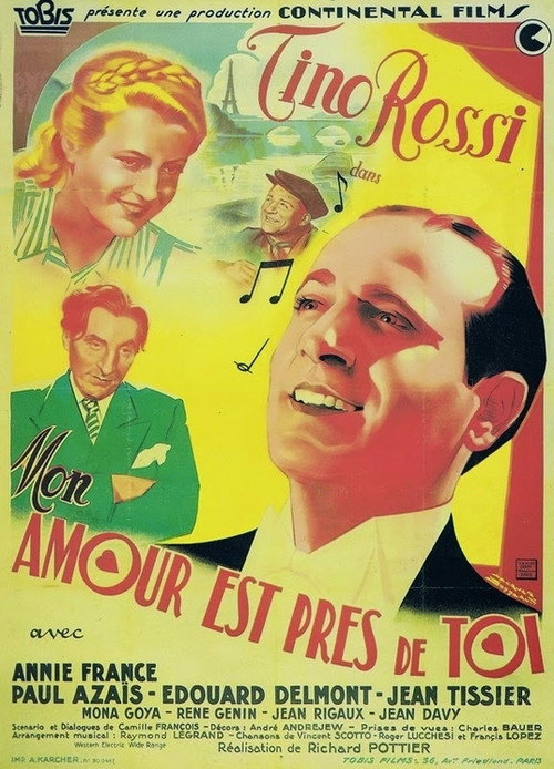 Movie poster for My Love is Near You (1943)