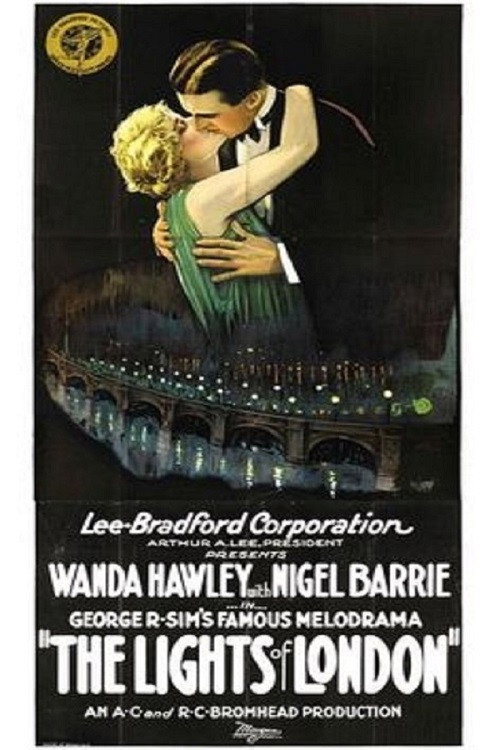 Movie poster for Lights of London (1924)