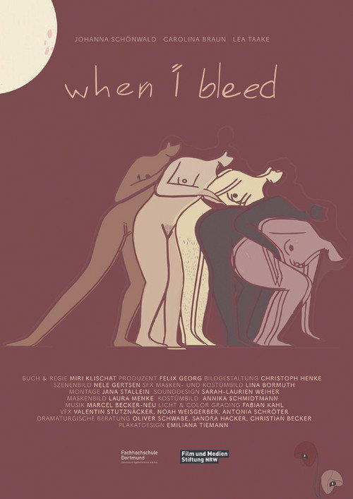 Movie poster for when i bleed (2023)