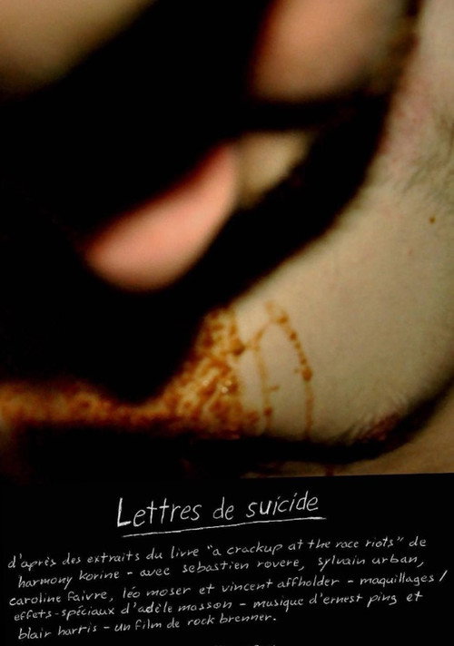 Movie poster for Lettres de suicide (2011)
