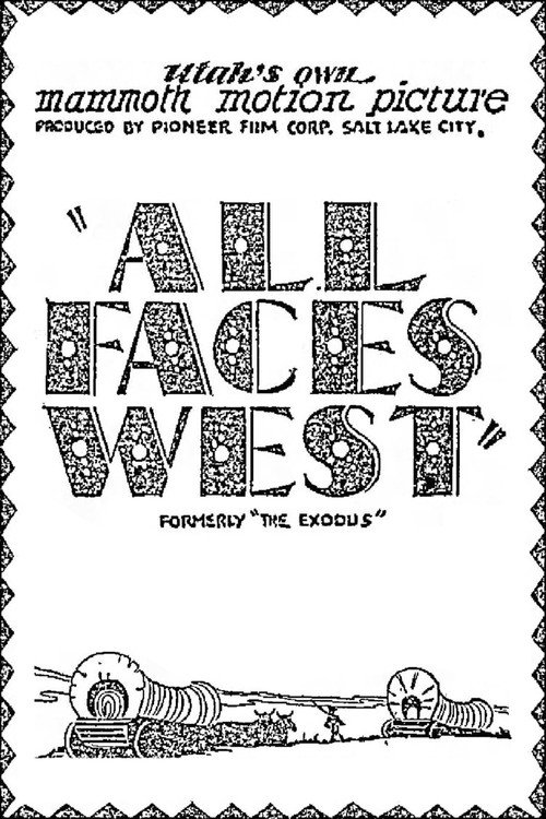 Movie poster for All Faces West (1929)