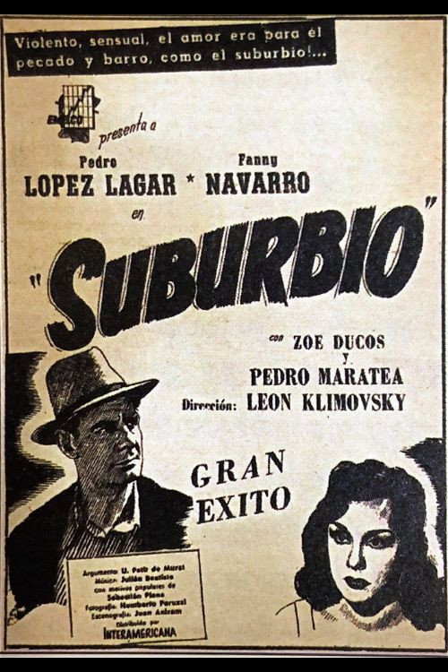 Movie poster for Suburbio (1951)