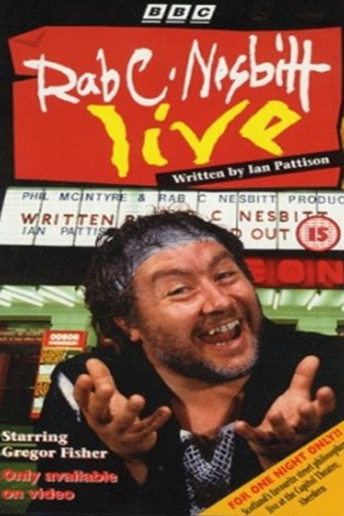 Movie poster for Rab C. Nesbitt Live (1992)
