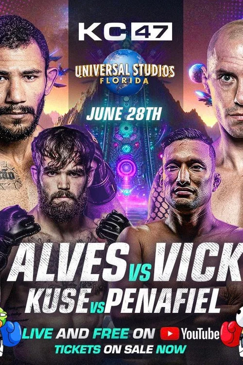 Movie poster for Karate Combat 47: Alves vs. Vick (2024)