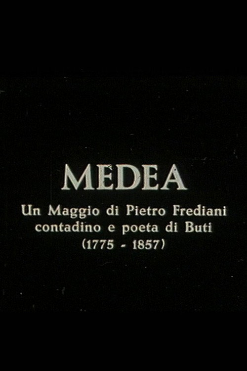 Movie poster for Medea, un maggio di Pietro Frediani (1972)