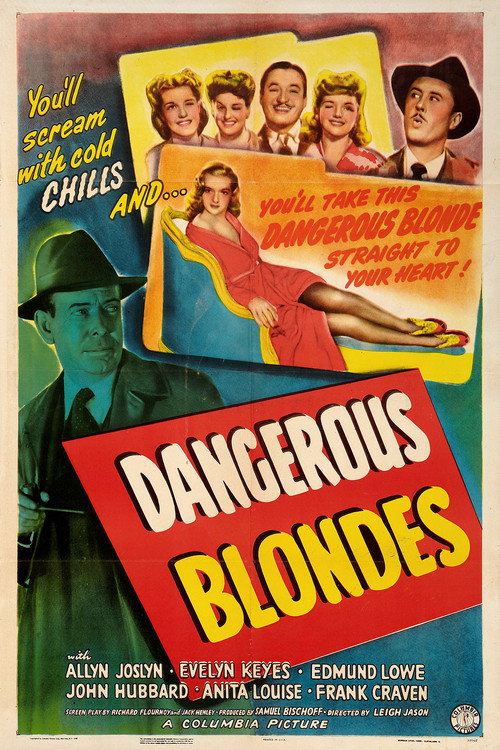Movie poster for Dangerous Blondes (1943)