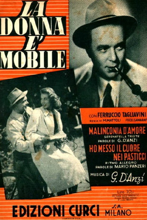 Movie poster for La donna è mobile (1942)