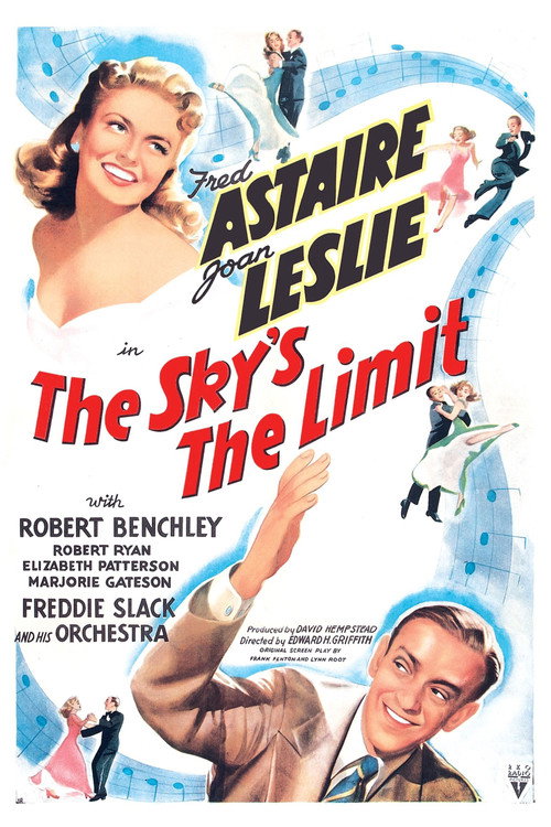 Movie poster for The Sky's the Limit (1943)