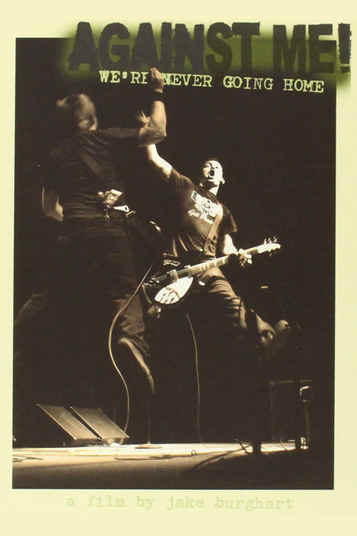 Movie poster for Against Me!: We're Never Going Home (2004)