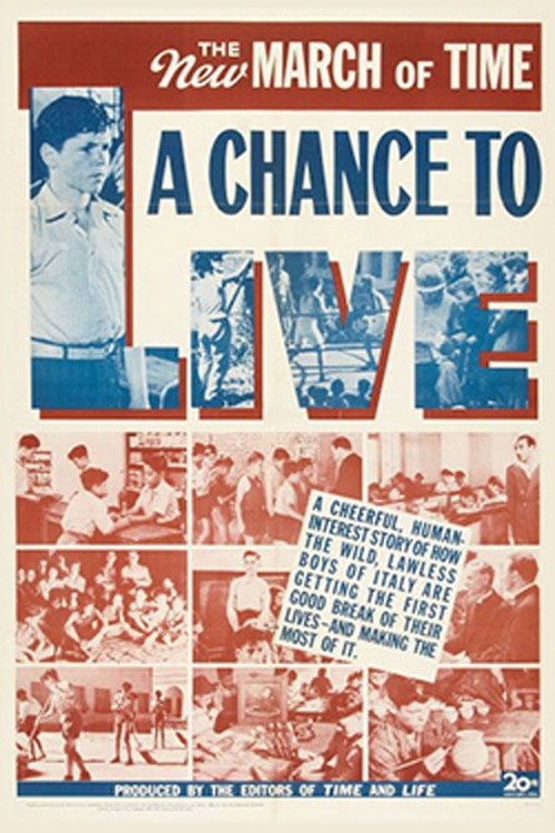 Movie poster for A Chance to Live (1949)