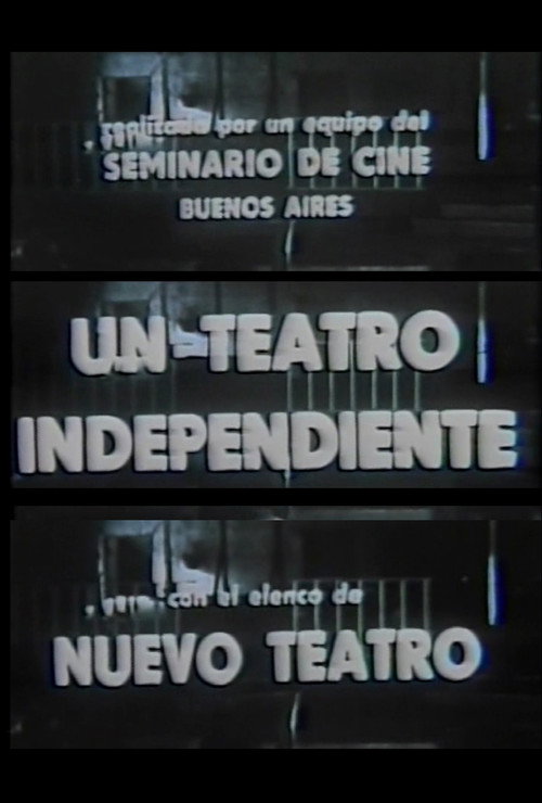 Movie poster for Un teatro independiente (1954)