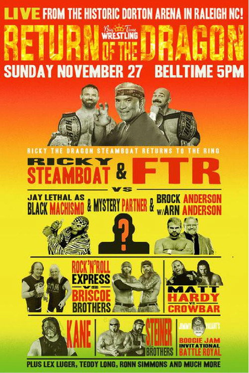 Movie poster for Big Time Wrestling - Return of The Dragon (2022)