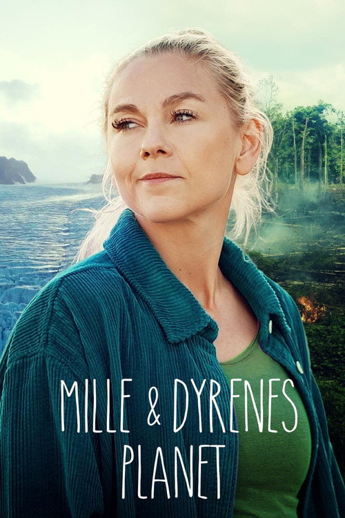 Series poster for Mille og dyrenes planet (2025)