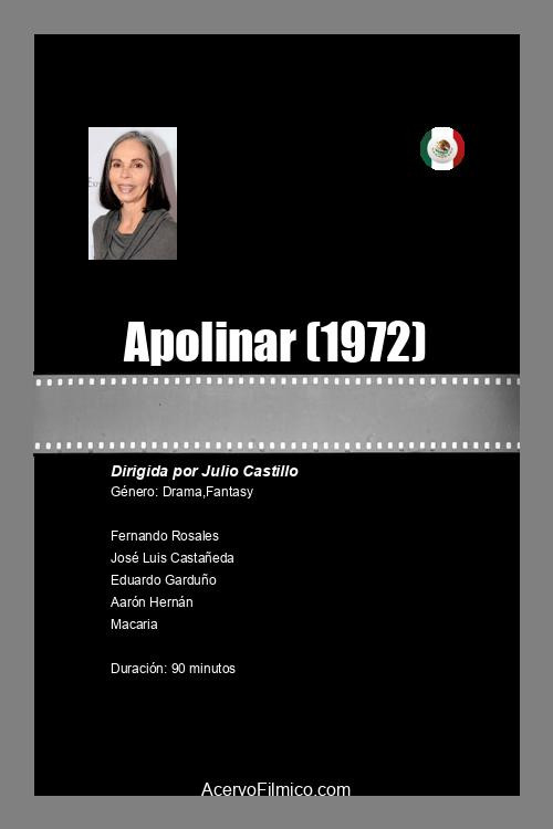 Movie poster for Apolinar (1972)