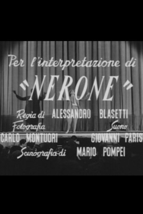 Movie poster for Nerone (1930)