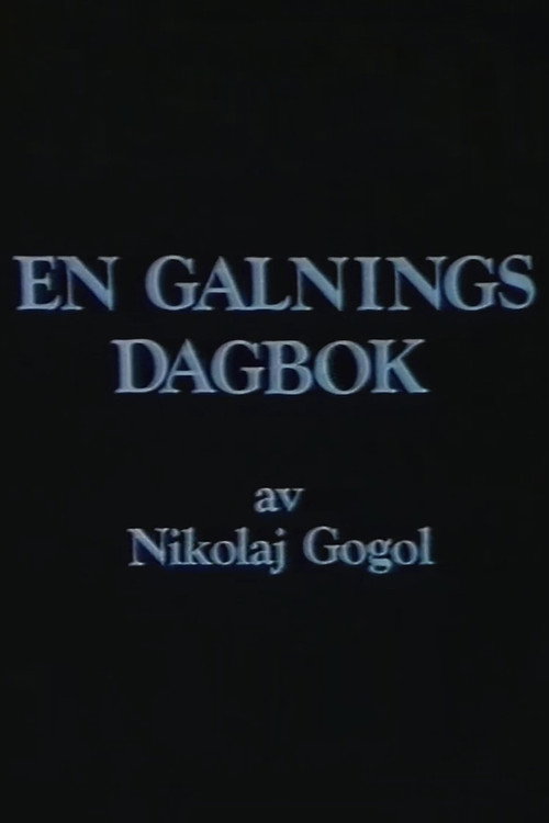 Movie poster for En Galnings Dagbok (1983)